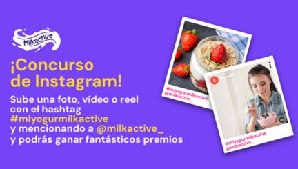 Concurso en Instagram con hashtag del sector alimentación