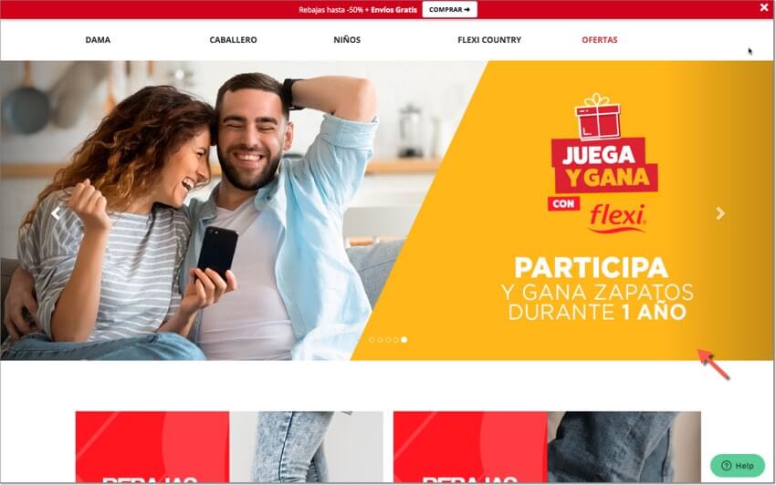 baner en web hacia microsite juegos
