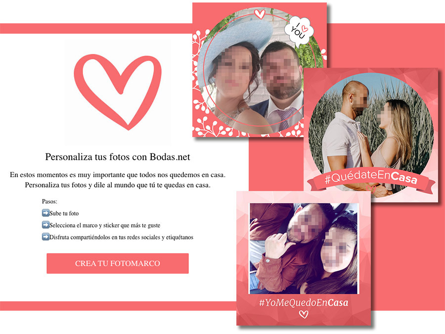 ejemplo de concurso de fotos personalizado con mensajes