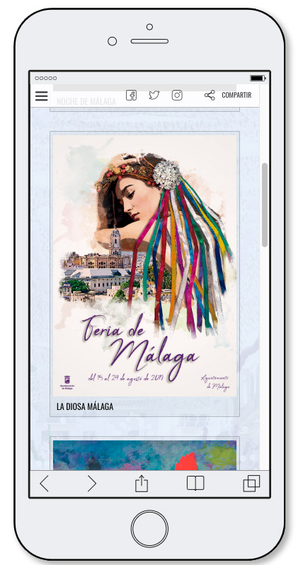 cartel ganador feria málaga