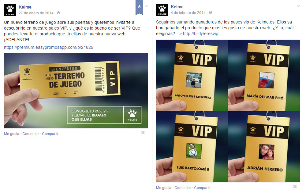 communication on Facebook