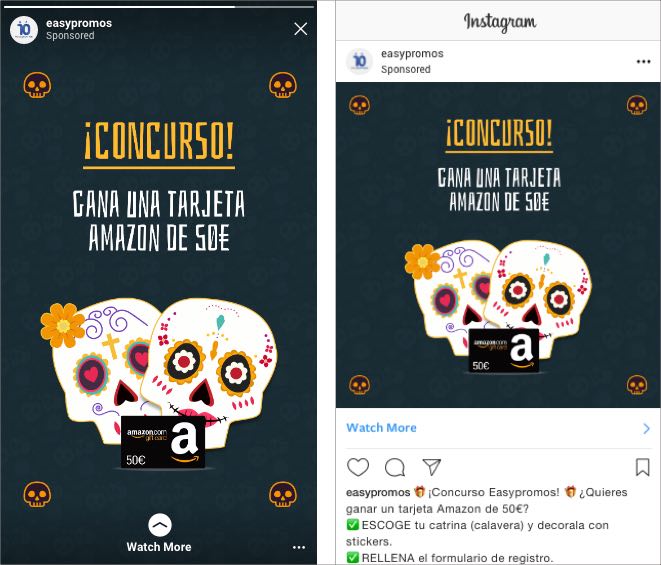 publicidad en redes sociales concurso catrinas