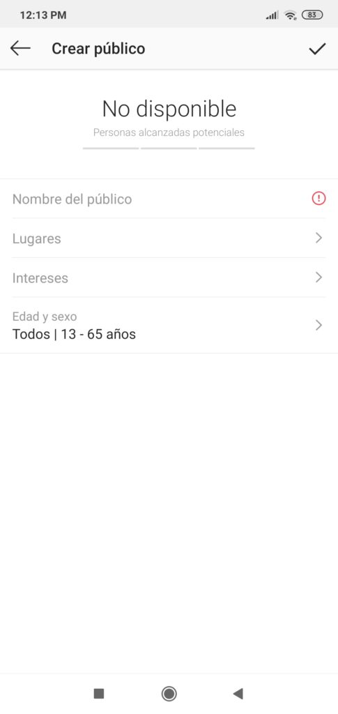 crear publico Instagram Stories