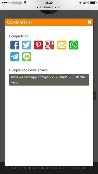 Crear promocion Reclutadores de exito