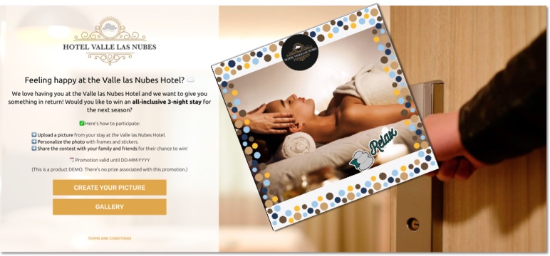 hotel photo fun promotion ideas