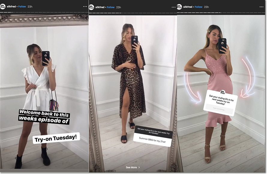 ejemplo de acción con feedback marca - cliente