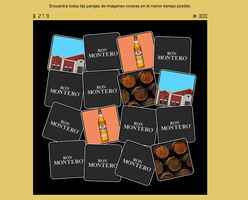 ejemplo de memory para posicionamiento de marca