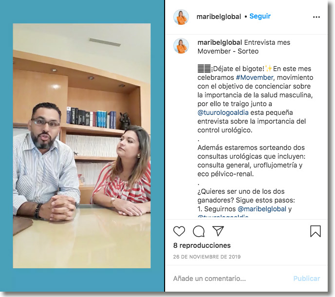 sorteo en Instagram Movember