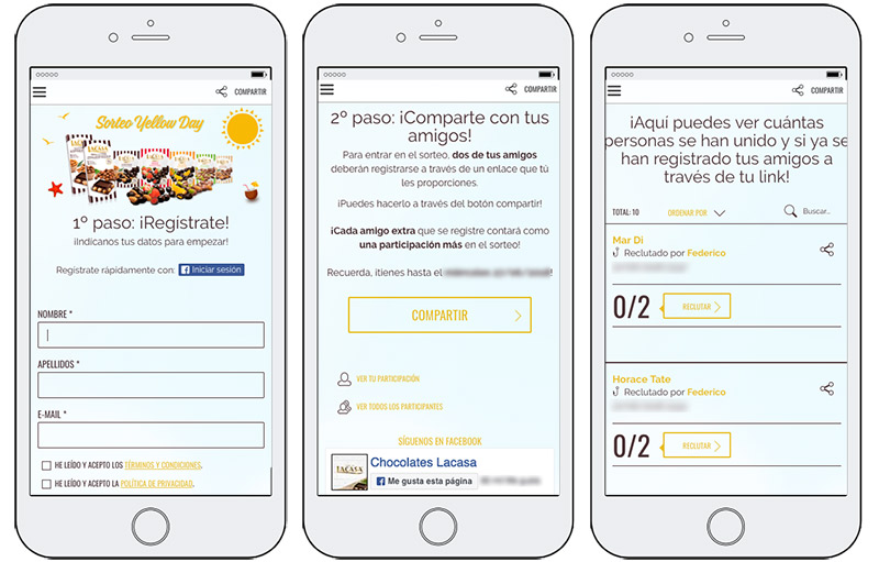 Yellow Day para promocionar tu marca: ejemplo de reclutadors de Lacasa