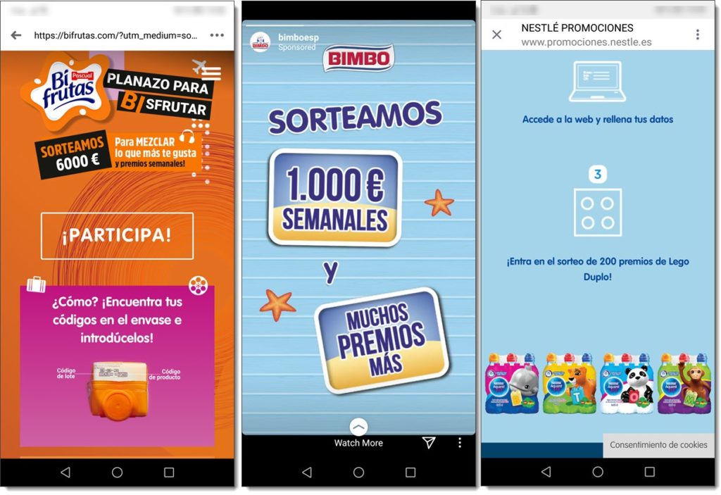 sorteo promo validar codigos