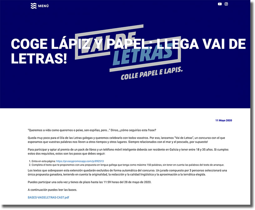 concurso VaideLetras