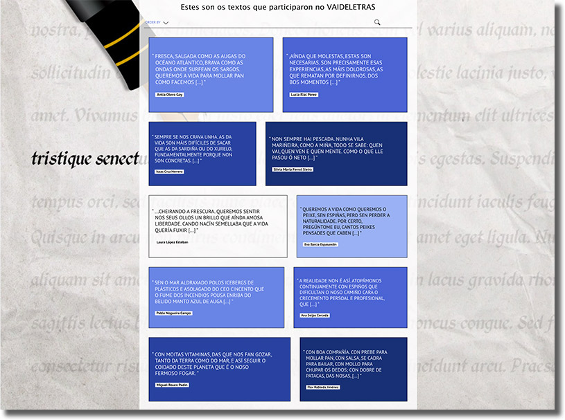 galeria relatos vai de letras