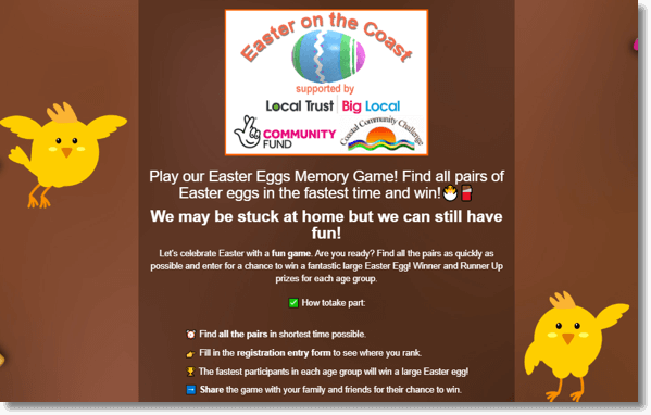 Easter branded memory game