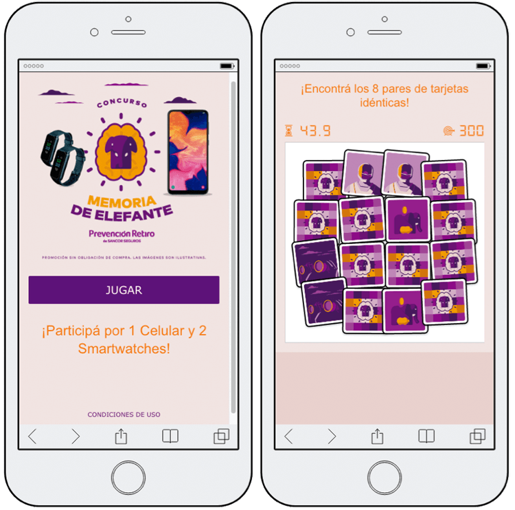 juego memoria prevencion retiro