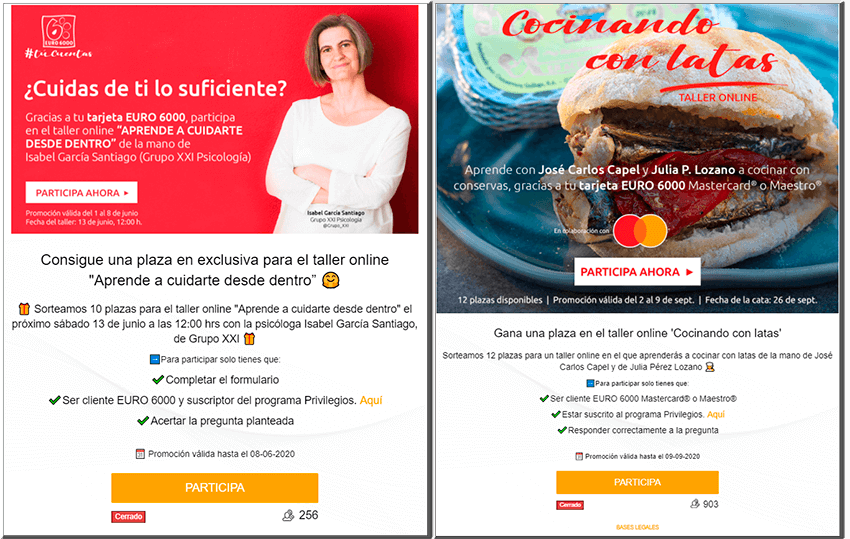 registro sorteo taller online