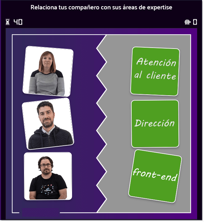 relacionar trabajadores y sus areas