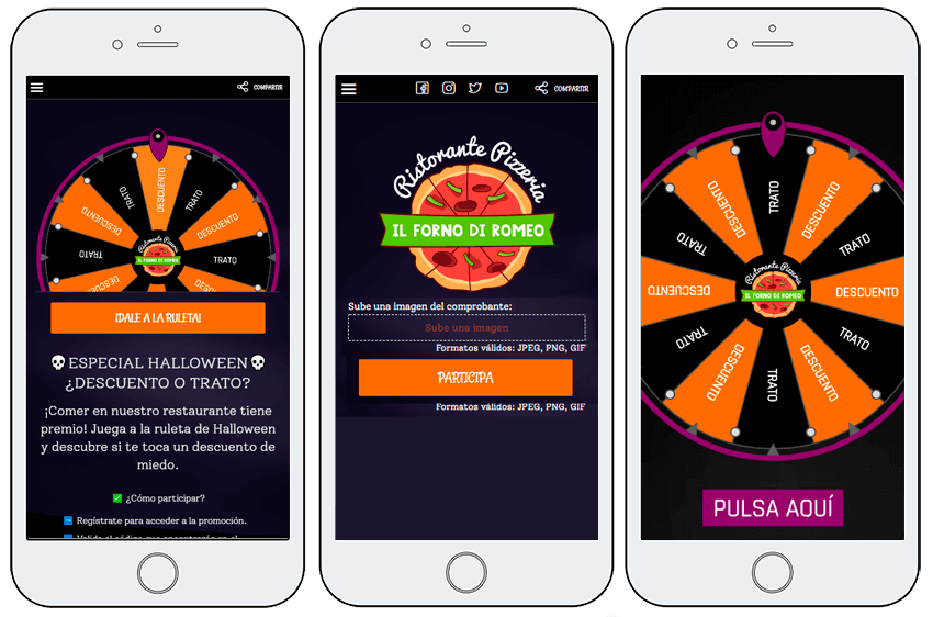 ruleta premios comercios