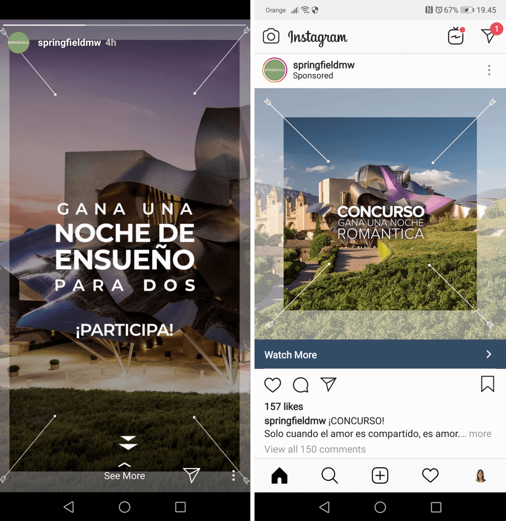 stories participar sorteo instagram